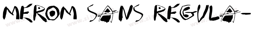 Merom Sans Regula字体转换